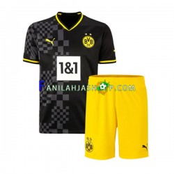 Borussia Dortmund Pelipaidat Vieraspelipaita 2022-2023 Lyhythihainen ,Lapset
