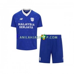 Cardiff City Pelipaidat Kotipelipaita 2022-2023 Lyhythihainen ,Lapset