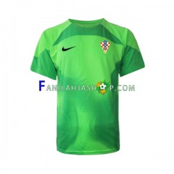 Kroatia Pelipaidat Maalivahdin Vieraspelipaita World Cup 2022 Lyhythihainen ,Miehet