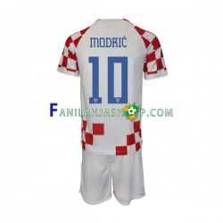 Kroatia Pelipaidat Modrić 10 Kotipelipaita World Cup 2022 Lyhythihainen ,Lapset