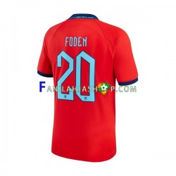 Englanti Pelipaidat Foden 20 Vieraspelipaita World Cup 2022 Lyhythihainen ,Miehet