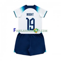 Englanti Pelipaidat Mount 19 Kotipelipaita World Cup 2022 Lyhythihainen ,Lapset
