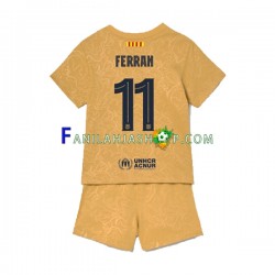 FC Barcelona Pelipaidat Ferran Torres 11 Vieraspelipaita 2022-2023 Lyhythihainen ,Lapset