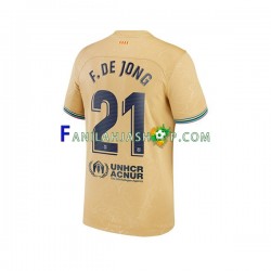 FC Barcelona Pelipaidat Frenkie de Jong 21 Vieraspelipaita 2022-2023 Lyhythihainen ,Miehet