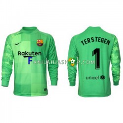 FC Barcelona Pelipaidat Ter Stegen 1 Maalivahdin Kolmaspelipaita 2021-2022 Pitkähihainen ,Miehet