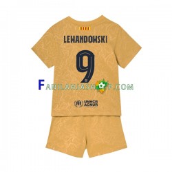 FC Barcelona Pelipaidat Lewandowski 9 Vieraspelipaita 2022-2023 Lyhythihainen ,Lapset
