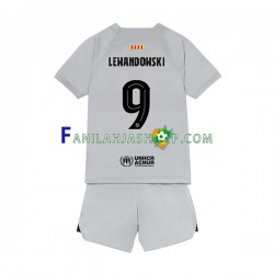 FC Barcelona Pelipaidat Lewandowski 9 Kolmaspelipaita 2022-2023 Lyhythihainen ,Lapset