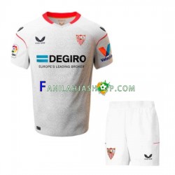 Sevilla FC Pelipaidat Kotipelipaita 2022-2023 Lyhythihainen ,Lapset