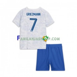 Ranska Pelipaidat Griezmann 7 Vieraspelipaita World Cup 2022 Lyhythihainen ,Lapset