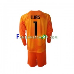 Ranska Pelipaidat Hugo Lloris 1 Maalivahdin Vieraspelipaita World Cup 2022 Pitkähihainen ,Lapset