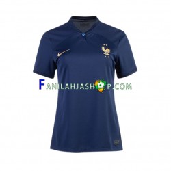 Ranska Pelipaidat Kotipelipaita World Cup 2022 Lyhythihainen ,Naiset