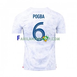 Ranska Pelipaidat Pogba 6 Vieraspelipaita World Cup 2022 Lyhythihainen ,Miehet