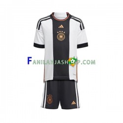 Saksa Pelipaidat Kotipelipaita World Cup 2022 Lyhythihainen ,Lapset