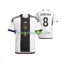 Saksa Pelipaidat Leon Goretzka 8 Kotipelipaita World Cup 2022 Lyhythihainen ,Miehet