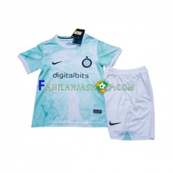Inter Milan Pelipaidat Vieraspelipaita 2022-2023 Lyhythihainen ,Lapset