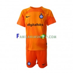 Inter Milan Pelipaidat Maalivahdin Neljäspelipaita 2022-2023 Lyhythihainen ,Lapset
