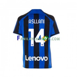 Inter Milan Pelipaidat Kristjan Asllani 14 Kotipelipaita 2022-2023 Lyhythihainen ,Miehet