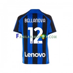 Inter Milan Pelipaidat Raoul Bellanova 12 Kotipelipaita 2022-2023 Lyhythihainen ,Miehet