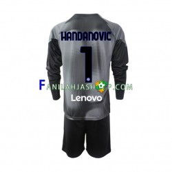 Inter Milan Pelipaidat Samir Handanovic 1 Maalivahdin Kotipelipaita 2022-2023 Pitkähihainen ,Lapset
