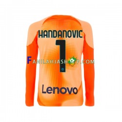 Inter Milan Pelipaidat Samir Handanovic 1 Maalivahdin Neljäspelipaita 2022-2023 Pitkähihainen ,Miehet