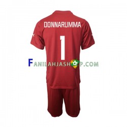 Italia Pelipaidat Donnarumma 1 Maalivahdin Vieraspelipaita 2022-2023 Lyhythihainen ,Lapset