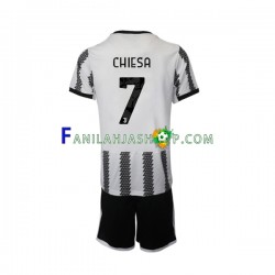 Juventus Pelipaidat Chiesa 7 Kotipelipaita 2022-2023 Lyhythihainen ,Lapset