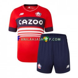 LOSC Lille Pelipaidat Kotipelipaita 2022-2023 Lyhythihainen ,Lapset