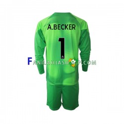 Liverpool Pelipaidat A.Becker 1 Maalivahdin Kolmaspelipaita 2022-2023 Pitkähihainen ,Lapset