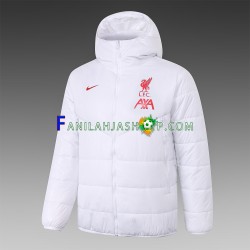 Liverpool Valkoinen Puuvillaneuletakki ,Miehet