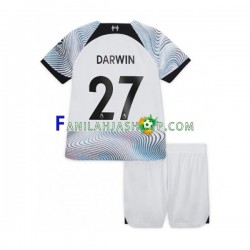 Liverpool Pelipaidat Darwin Nunez 27 Vieraspelipaita 2022-2023 Lyhythihainen ,Lapset