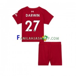 Liverpool Pelipaidat Darwin Nunez 27 Kotipelipaita 2022-2023 Lyhythihainen ,Lapset