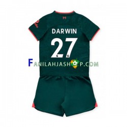Liverpool Pelipaidat Darwin Nunez 27 Kolmaspelipaita 2022-2023 Lyhythihainen ,Lapset