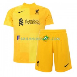 Liverpool Pelipaidat Maalivahdin Vieraspelipaita 2021-2022 Lyhythihainen ,Lapset