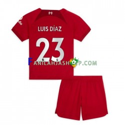 Liverpool Pelipaidat Luis Diaz 23 Kotipelipaita 2022-2023 Lyhythihainen ,Lapset