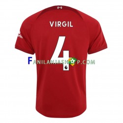 Liverpool Pelipaidat Virgil 4 Kotipelipaita 2022-2023 Lyhythihainen ,Miehet