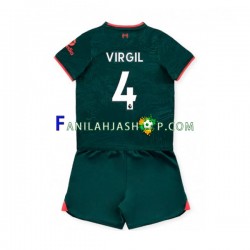 Liverpool Pelipaidat Virgil van Dijk 4 Kolmaspelipaita 2022-2023 Lyhythihainen ,Lapset
