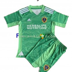 Los Angeles Galaxy Pelipaidat Maalivahdin Kotipelipaita 2021-2022 Lyhythihainen ,Lapset