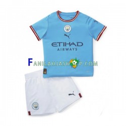 Manchester City Pelipaidat Kotipelipaita 2022-2023 Lyhythihainen ,Lapset