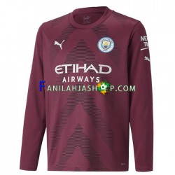 Manchester City Pelipaidat Maalivahdin Kotipelipaita 2022-2023 Pitkähihainen ,Miehet