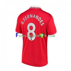 Manchester United Pelipaidat Bruno Fernandes 8 Kotipelipaita 2022-2023 Lyhythihainen ,Miehet