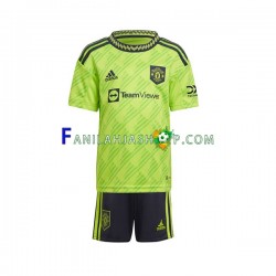 Manchester United Pelipaidat Kolmaspelipaita 2022-2023 Lyhythihainen ,Lapset