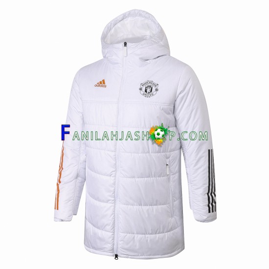 Manchester United Valkoinen Puuvillaneuletakki ,Miehet