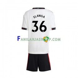 Manchester United Pelipaidat Elanga 36 Vieraspelipaita 2022-2023 Lyhythihainen ,Lapset
