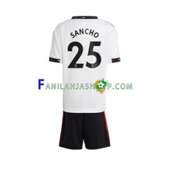 Manchester United Pelipaidat Jadon Sancho 25 Vieraspelipaita 2022-2023 Lyhythihainen ,Lapset