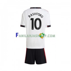 Manchester United Pelipaidat Rashford 10 Vieraspelipaita 2022-2023 Lyhythihainen ,Lapset