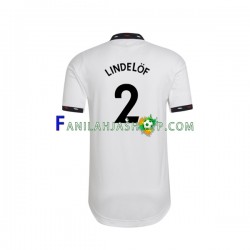 Manchester United Pelipaidat Victor Lindelof 2 Vieraspelipaita 2022-2023 Lyhythihainen ,Miehet