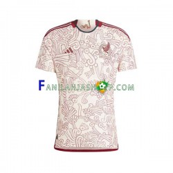 Meksiko Pelipaidat Vieraspelipaita World Cup 2022 Lyhythihainen ,Miehet