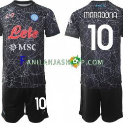 Napoli Pelipaidat Diego Maradona 10 Special Kotipelipaita 2021-2022 Lyhythihainen ,Lapset
