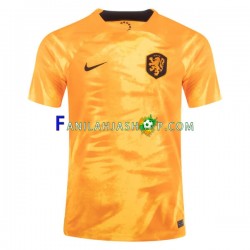 Alankomaat Pelipaidat Kotipelipaita World Cup 2022 Lyhythihainen ,Miehet