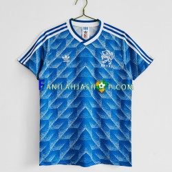 Alankomaat Pelipaidat 1988 Retro Vieraspelipaita Lyhythihainen ,Miehet